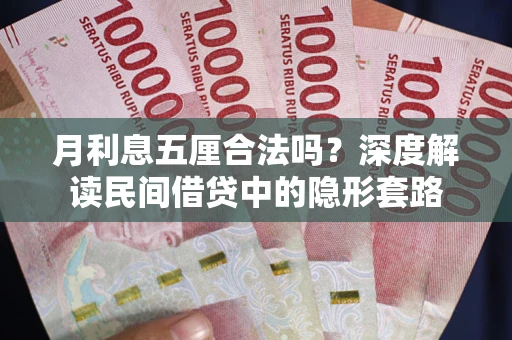 北京月利息五厘合法吗？深度解读民间借贷中的隐形套路