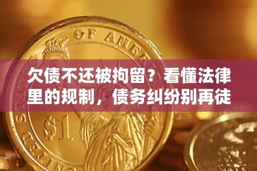 北京欠债不还被拘留？看懂法律里的规制，债务纠纷别再徒劳奔波