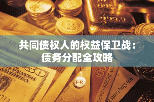 北京共同债权人的权益保卫战：债务分配全攻略
