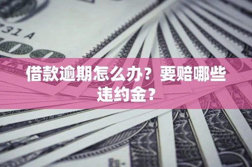 北京借款逾期怎么办？要赔哪些违约金？