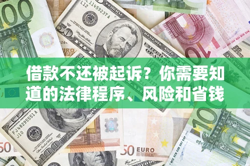 北京借款不还被起诉？你需要知道的法律程序、风险和省钱技巧
