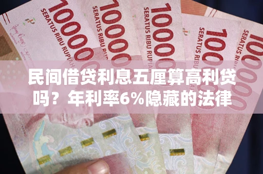 北京民间借贷利息五厘算高利贷吗？年利率6%隐藏的法律风险全解析